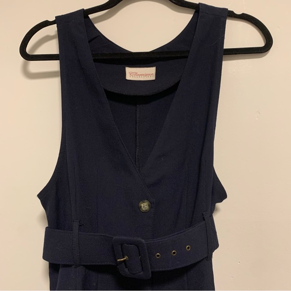 Vintage Wool Button Dress - Picture 4 of 4